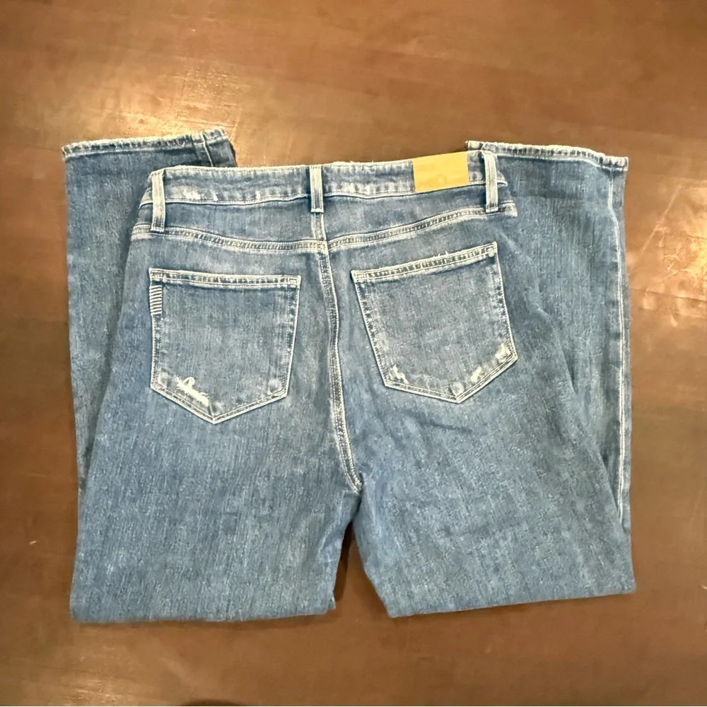 PAIGE Sarah Straight Ankle Jeans NWOT in Nightingale Wash - Picture 10 of 11